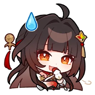 Стикер Крылатый Зверь и на волка охота｜@honkaistarrailofficial - 1