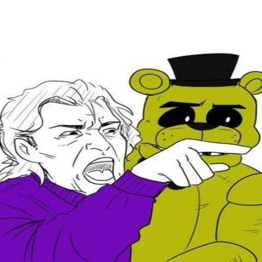 Sticker Fnaffaces - 1