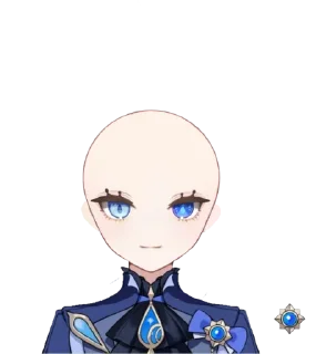 Стикер Focalors🌊 @akylahori - 0