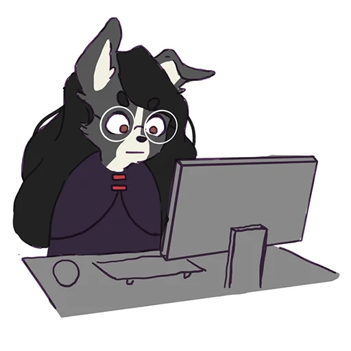 Стикер Foggy (by @nitimole) - 11