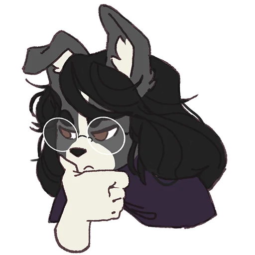 Стикер Foggy (by @nitimole) - 5