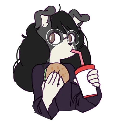 Стикер Foggy (by @nitimole) - 4