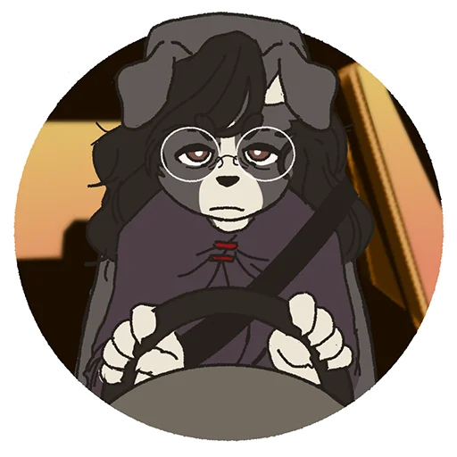 Стикер Foggy (by @nitimole) - 2