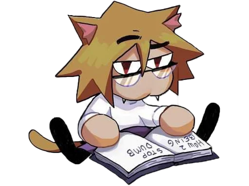 Sticker Кішка-дурішка - 7