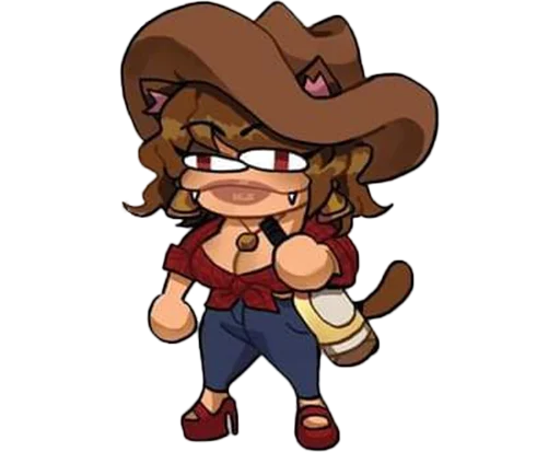 Sticker Кішка-дурішка - 1