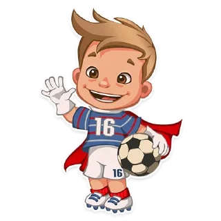 Sticker Football guy @stickersb2b - 1