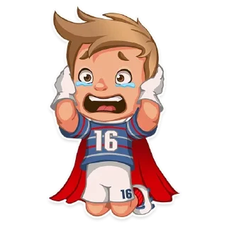 Sticker Football guy @stickersb2b - 5