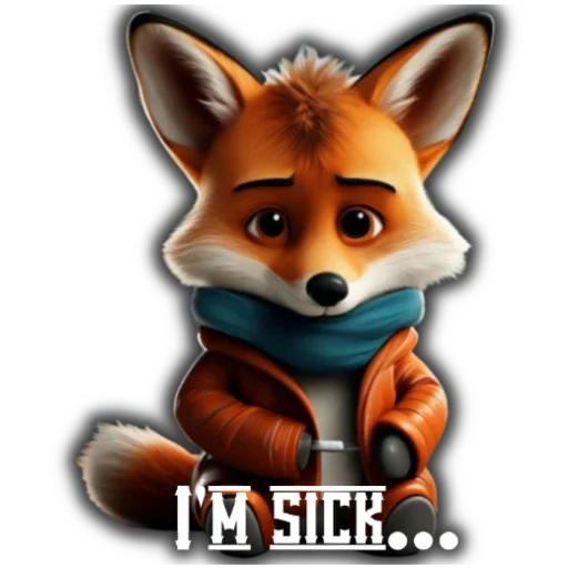 Стикер Fox3Ds - 1