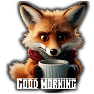 Sticker Fox_3D - 2