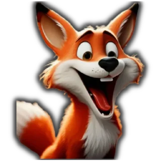 Sticker Fox_3D - 10
