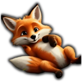 Sticker Fox_3D - 9