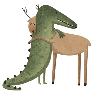 Sticker Give Me A Hug - 2