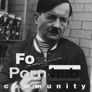 Sticker Fox Hitler - 10