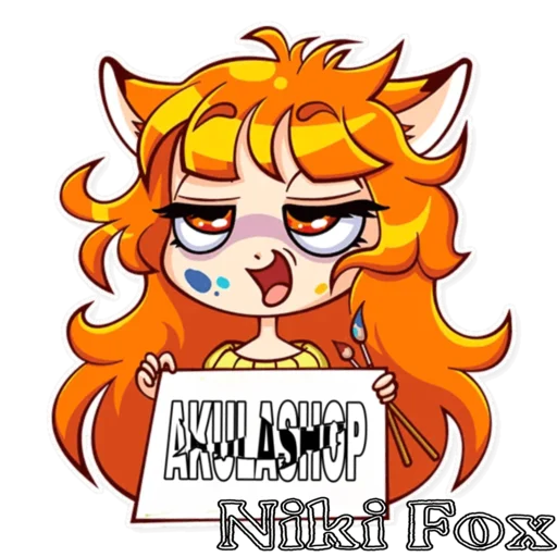 Sticker FoxNiki - 1