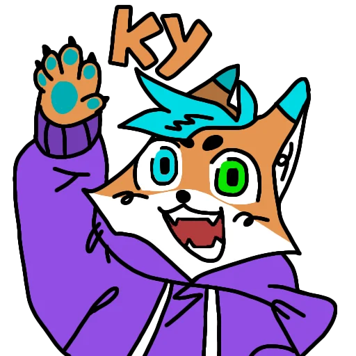Sticker Fox_Max - 1