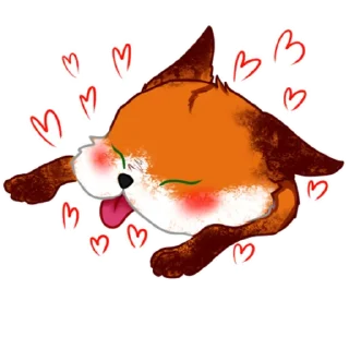 Sticker Лиса Ориоль - 11