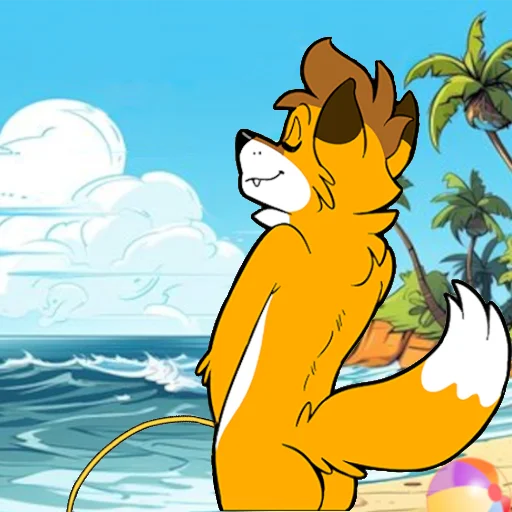 Sticker FoxbrushPeePack - 1