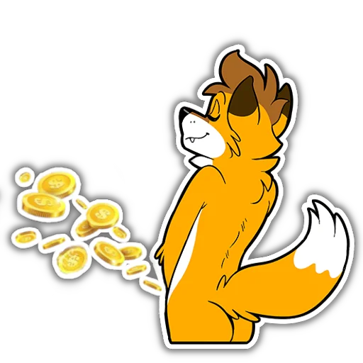 Sticker FoxbrushPeePack - 1