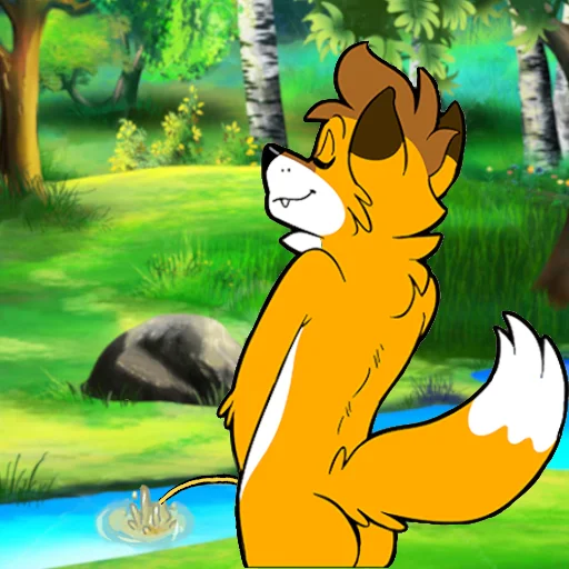 Sticker FoxbrushPeePack - 1