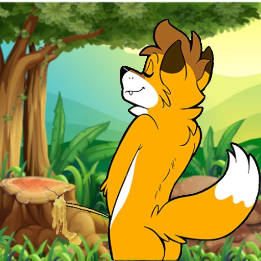 Sticker FoxbrushPeePack - 1