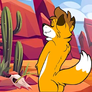 Sticker Foxbrush Peepack - 1