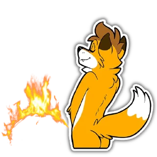 Sticker Foxbrush Peepack - 2