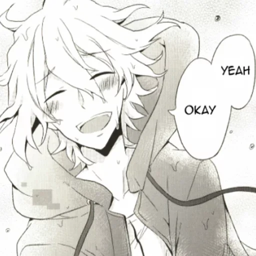 эскиз аниме иллюстрация