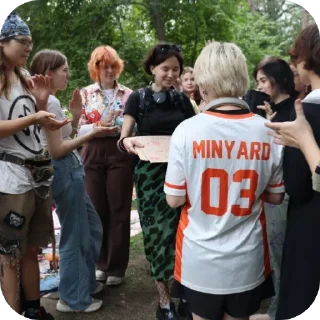 Sticker Фрай черте - 2