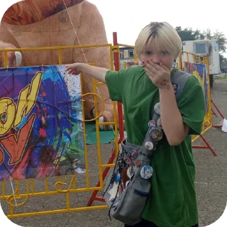 Sticker Фрай черте - 10