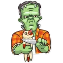 Sticker Frankenstein - 4
