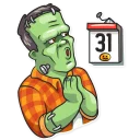 Sticker Frankenstein - 2