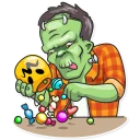 Sticker Frankenstein - 8
