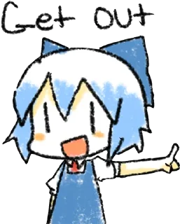 Sticker Fred's random Touhou pack - 3