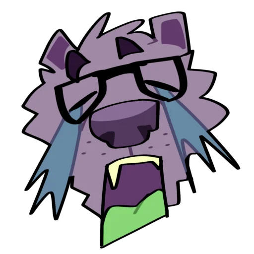 Стикер Freddpurple - 1