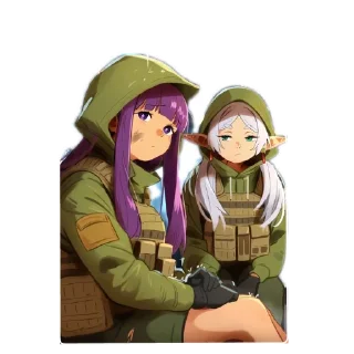 Sticker Аниме тяночки @ctulhumodszenless - 7