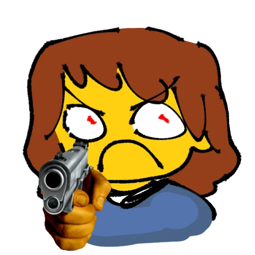 Sticker FriskZHIRAFHAAHAHAH - 1