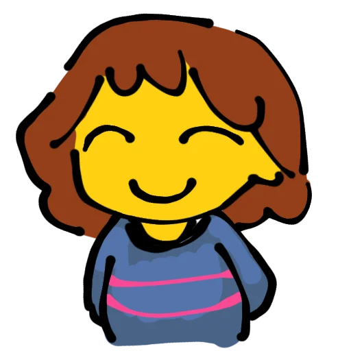 Sticker FriskZHIRAFHAAHAHAH - 1