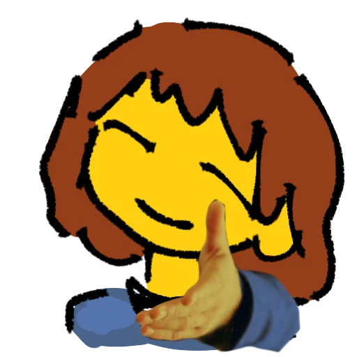 Стикер FriskZHIRAFHAAHAHAH - 1