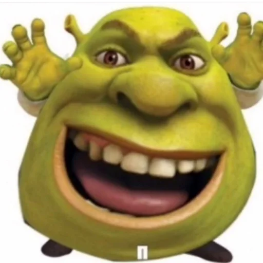 cartoon smile animal figure