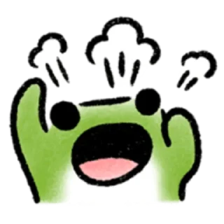 Стикер Лягушка - 6