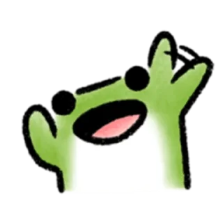 Стикер Лягушка - 11