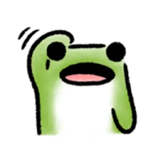 Стикер Лягушка - 9