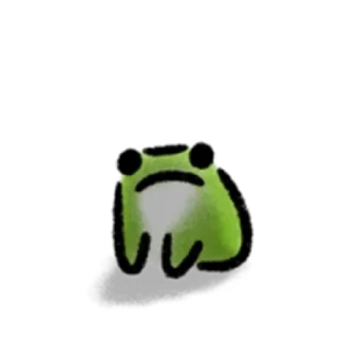 Стикер Лягушка - 4