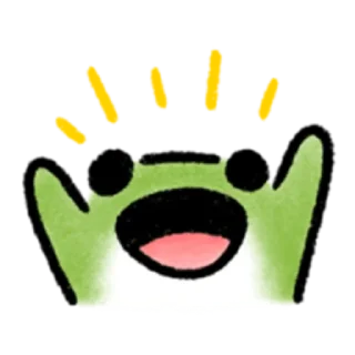 Стикер Лягушка - 0