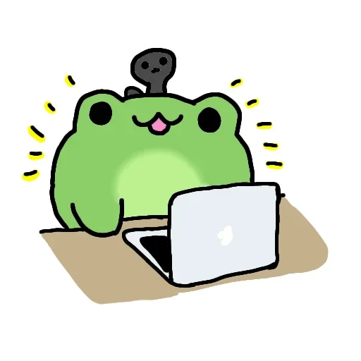 Sticker FrogsDVM2 - 1