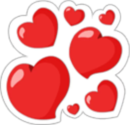 сердце День Святого Валентина графика