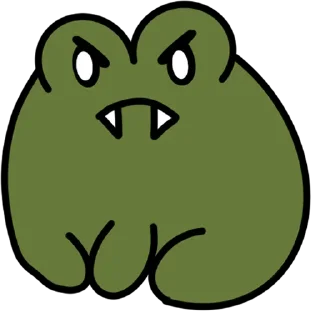 Стикер Лягушки by @shiZiK_art - 8