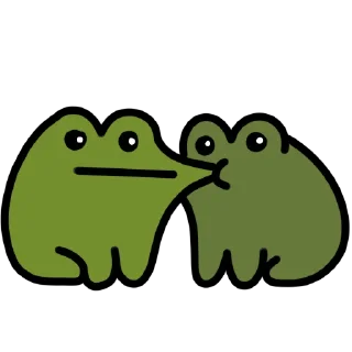 Стикер Лягушки by @shiZiK_art - 11