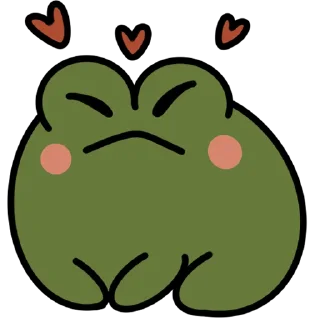 Стикер Лягушки by @shiZiK_art - 9