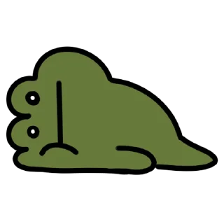 Стикер Лягушки by @shiZiK_art - 7